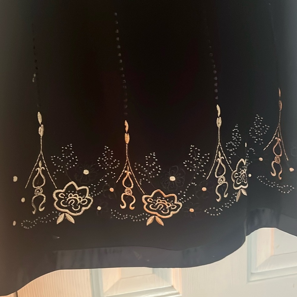 Black with a hint of gold
